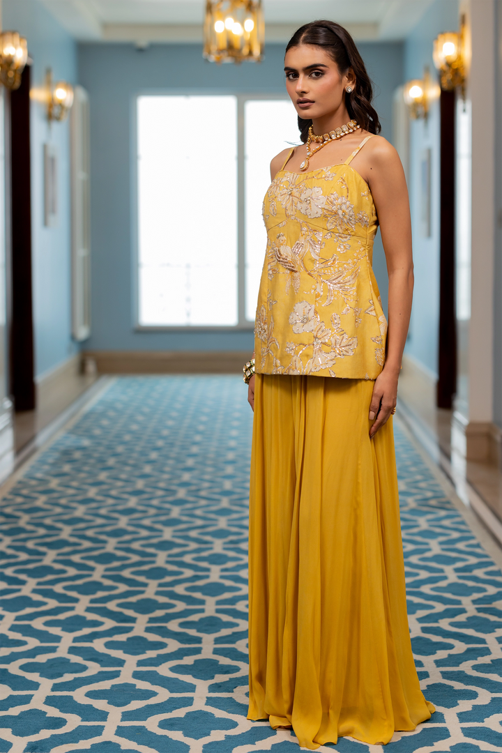 MIYU KURTA SET – YELLOW