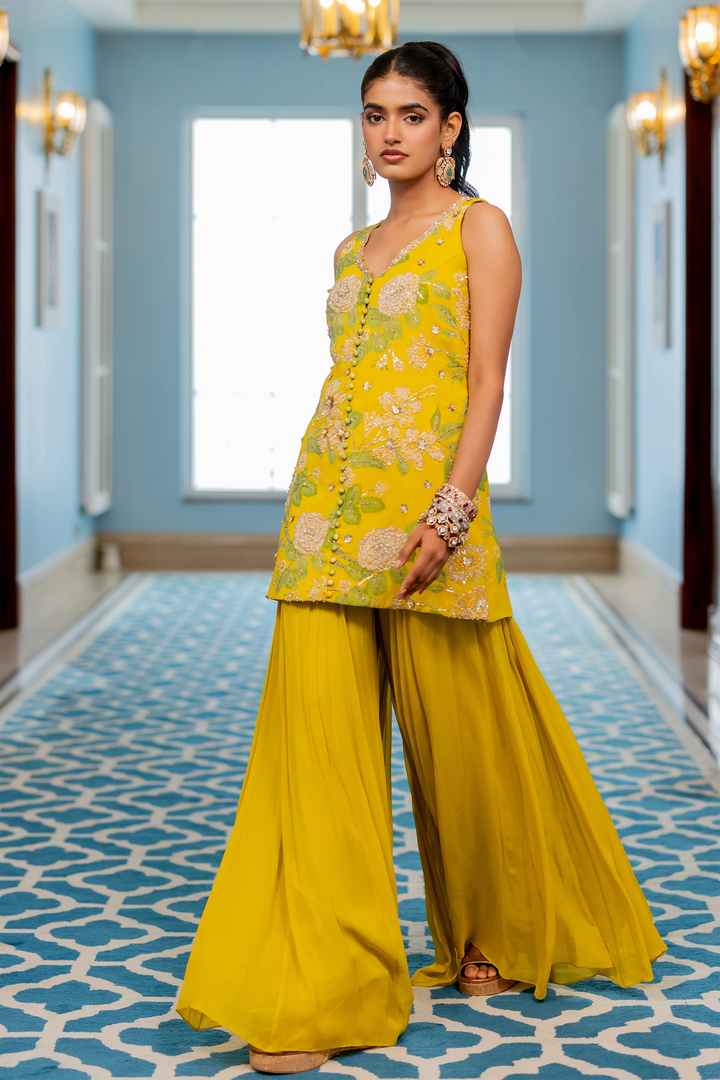 YANIKA KURTA SET – YELLOW