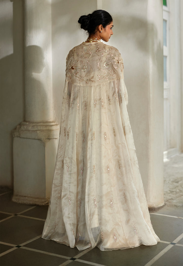 LUMI CAPE ANARKALI SET