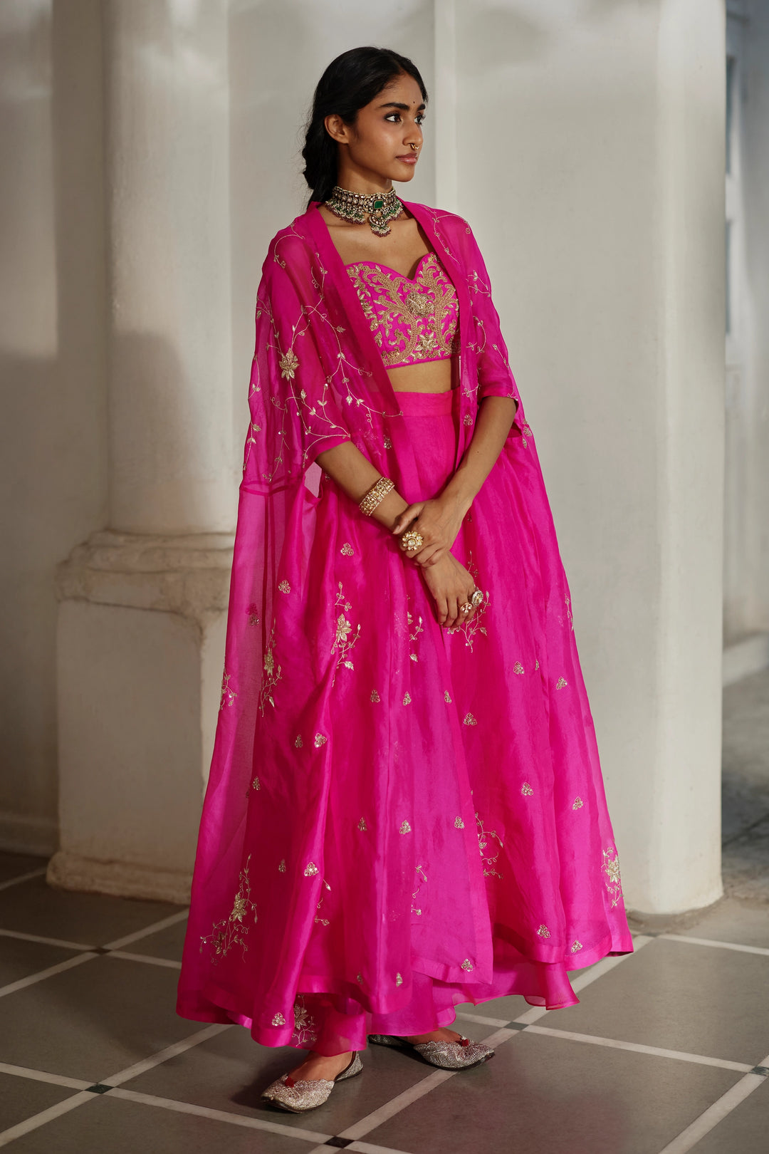 ARI CAPE PALAZZO SET