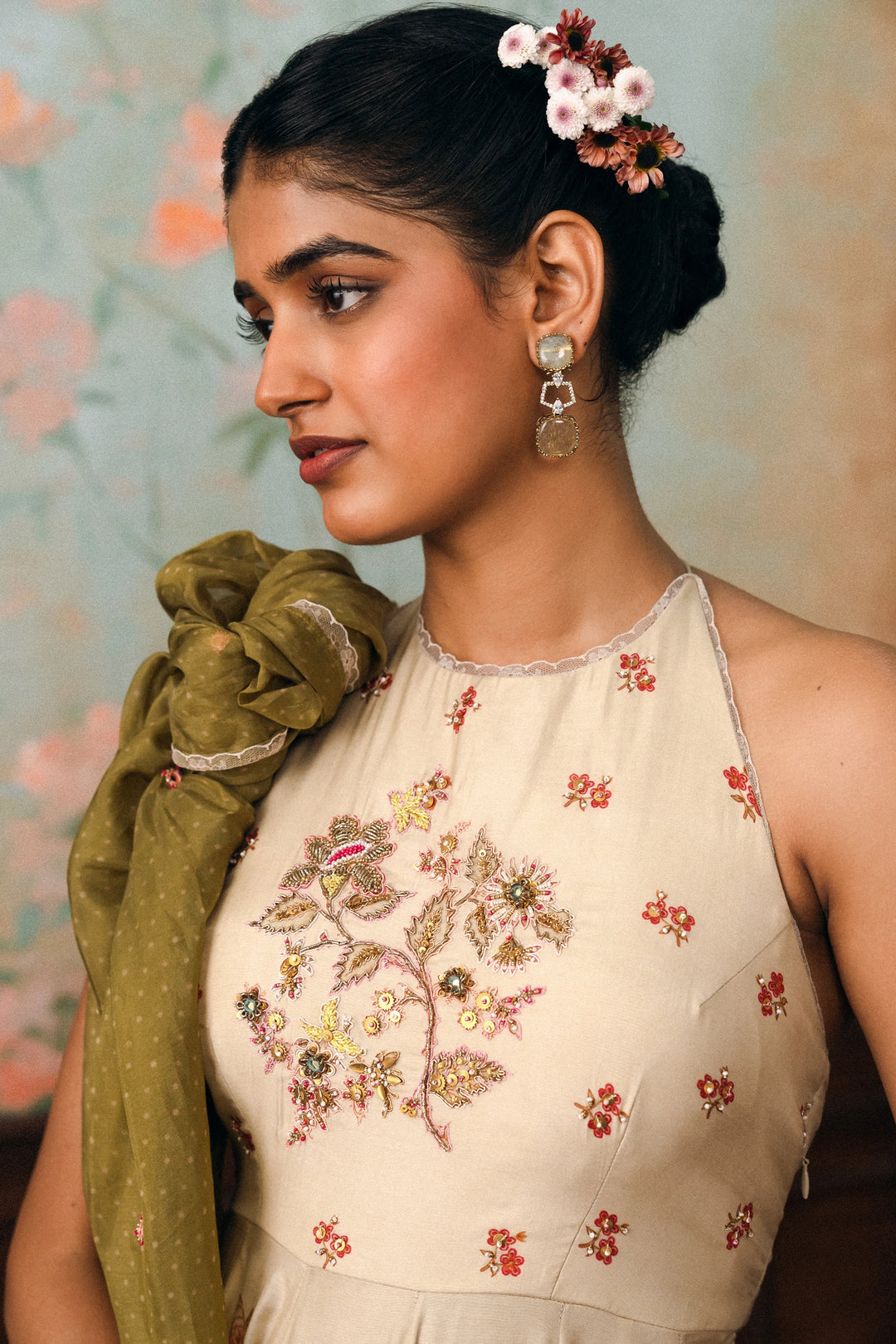Delphine Anarkali set