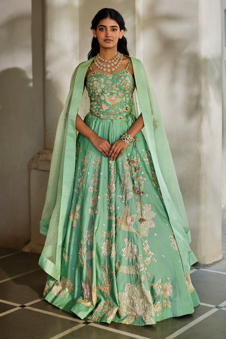 HELI LEHENGA SET