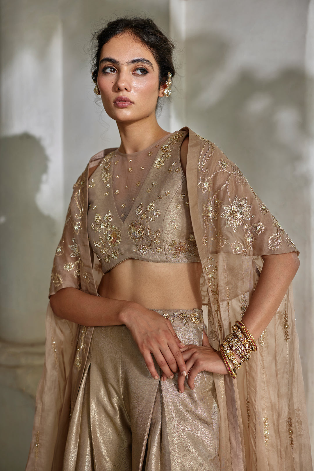 LYRA CAPE TROUSER SET