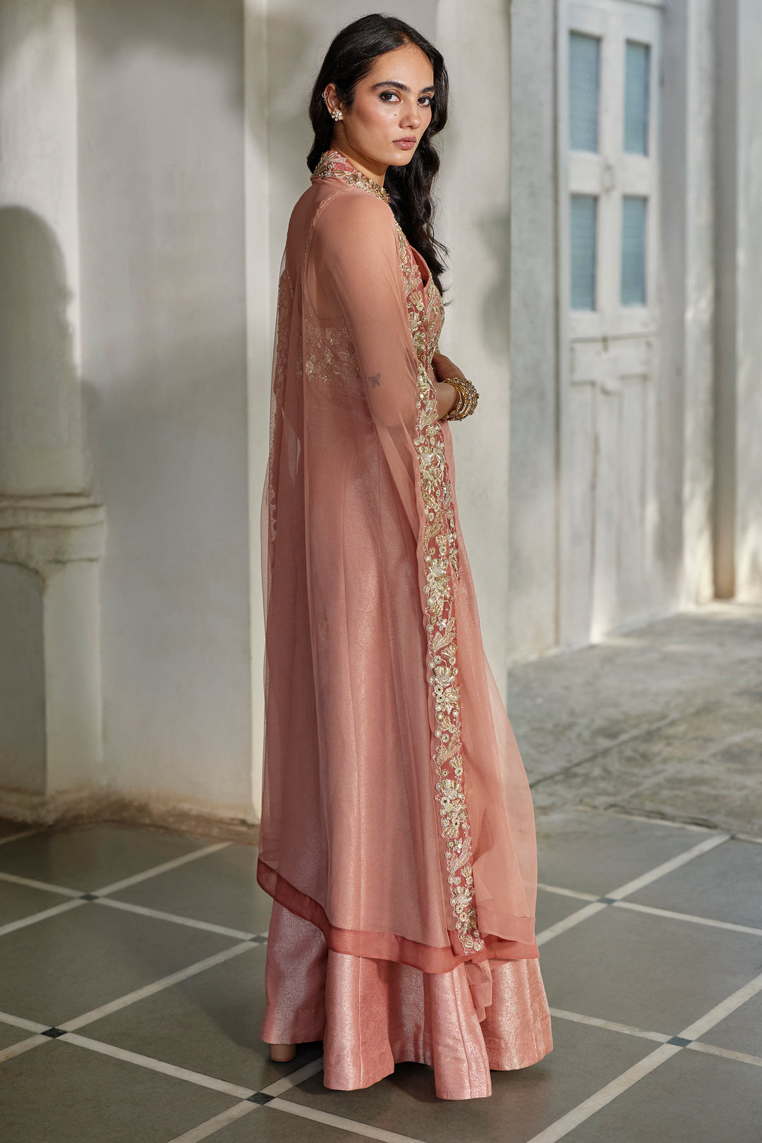 MIRA CAPE JUMPSUIT SET