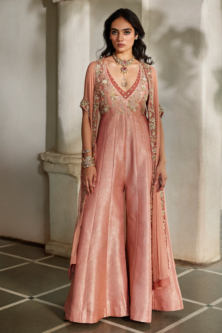 MIRA CAPE JUMPSUIT SET