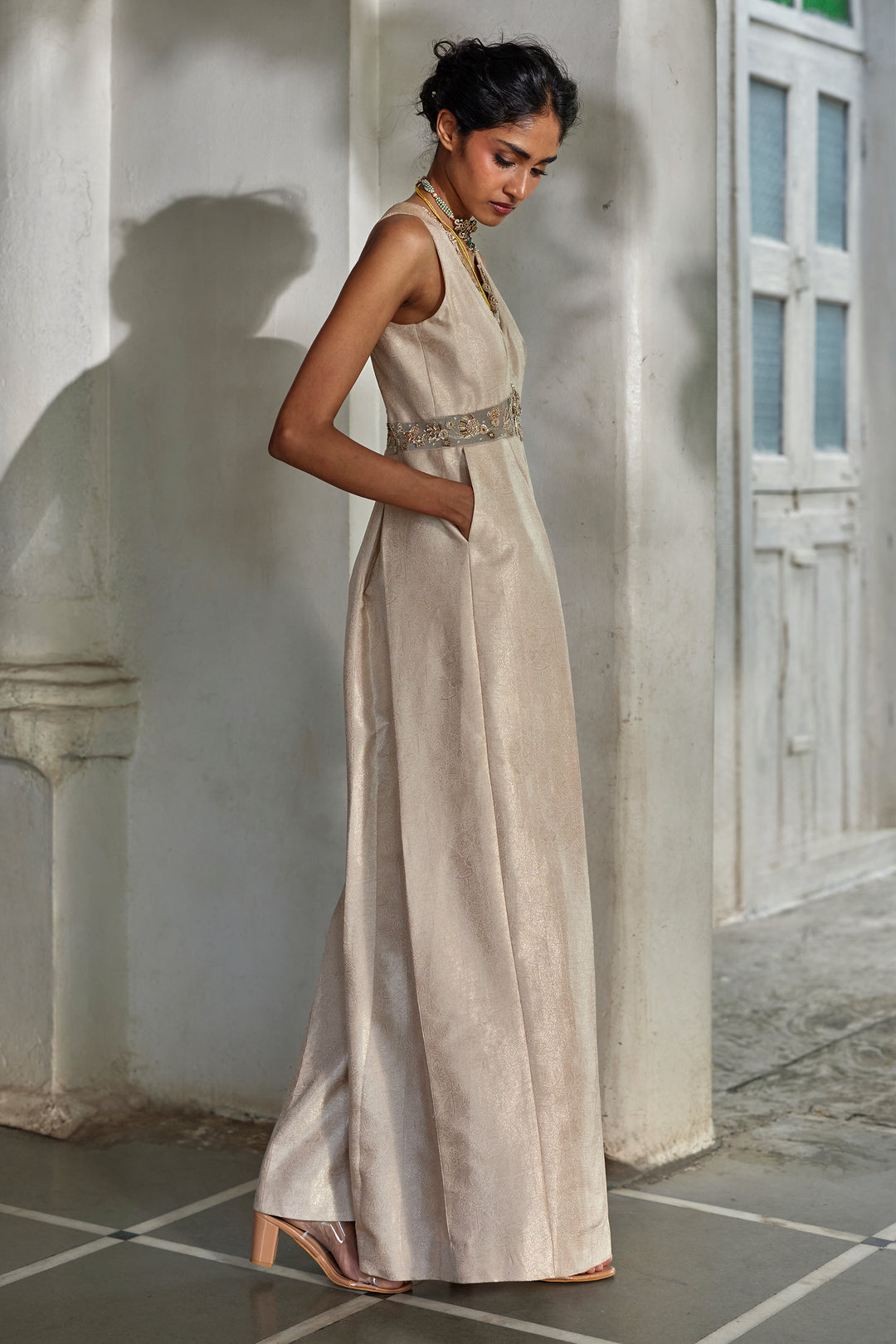 SERA CAPE JUMPSUIT SET