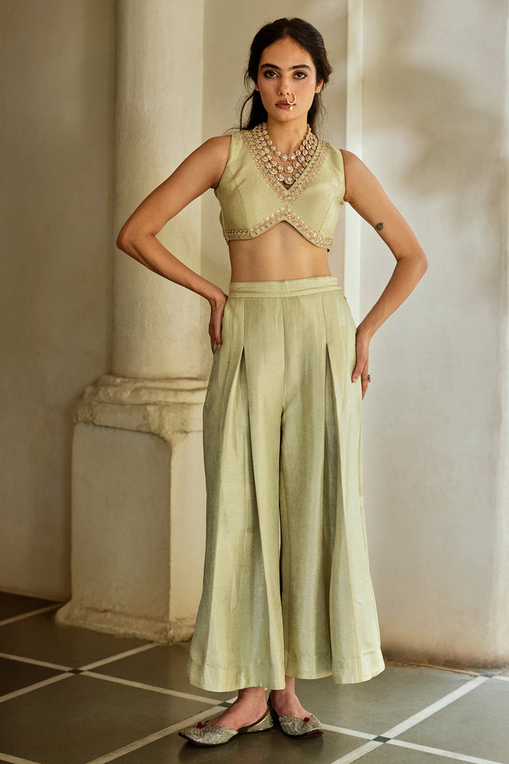 SOLENE PALAZZO JACKET SET