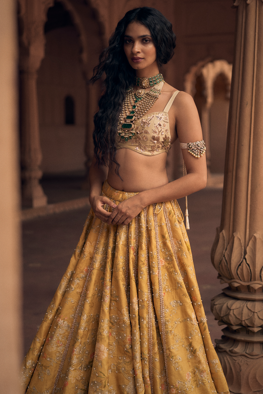 RUBY LEHENGA SET