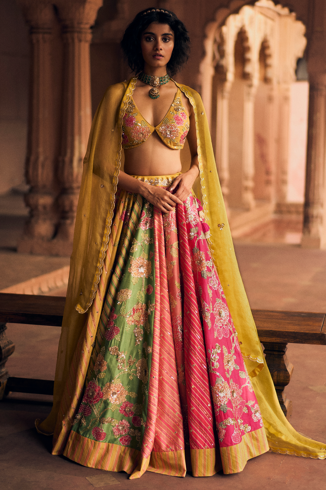 BHAKTHI LEHENGA SET