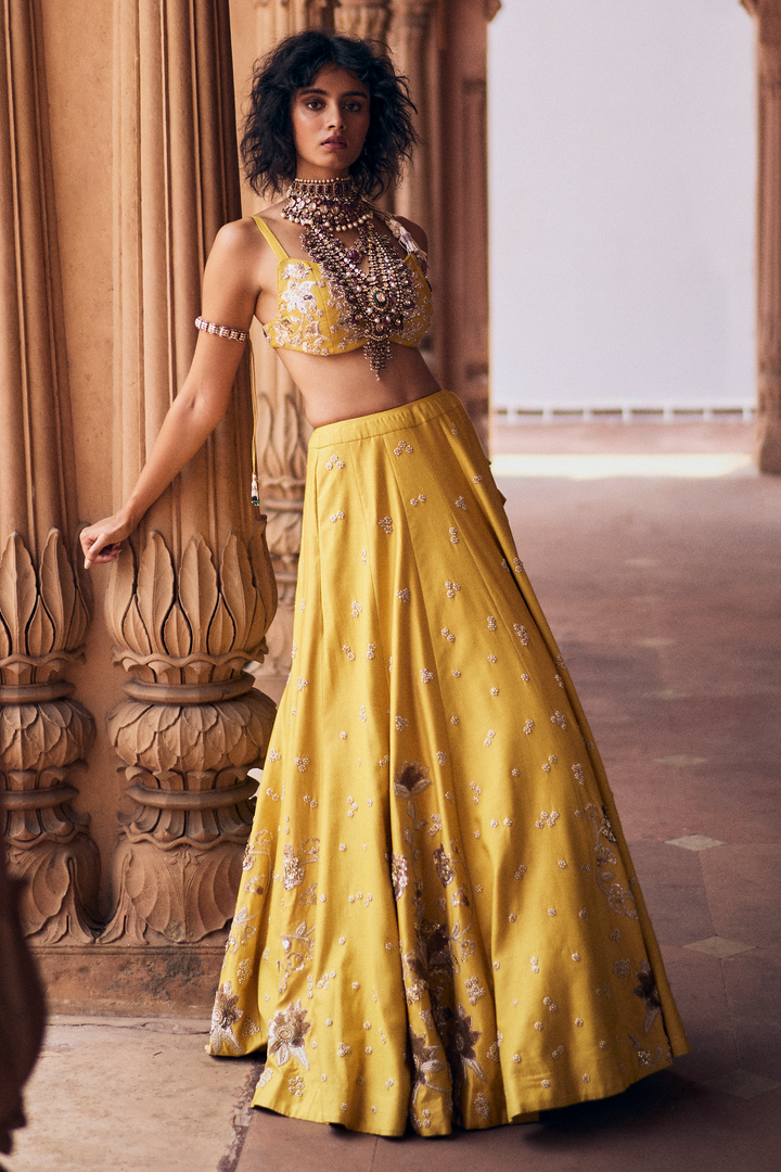 SAGE LEHENGA SET