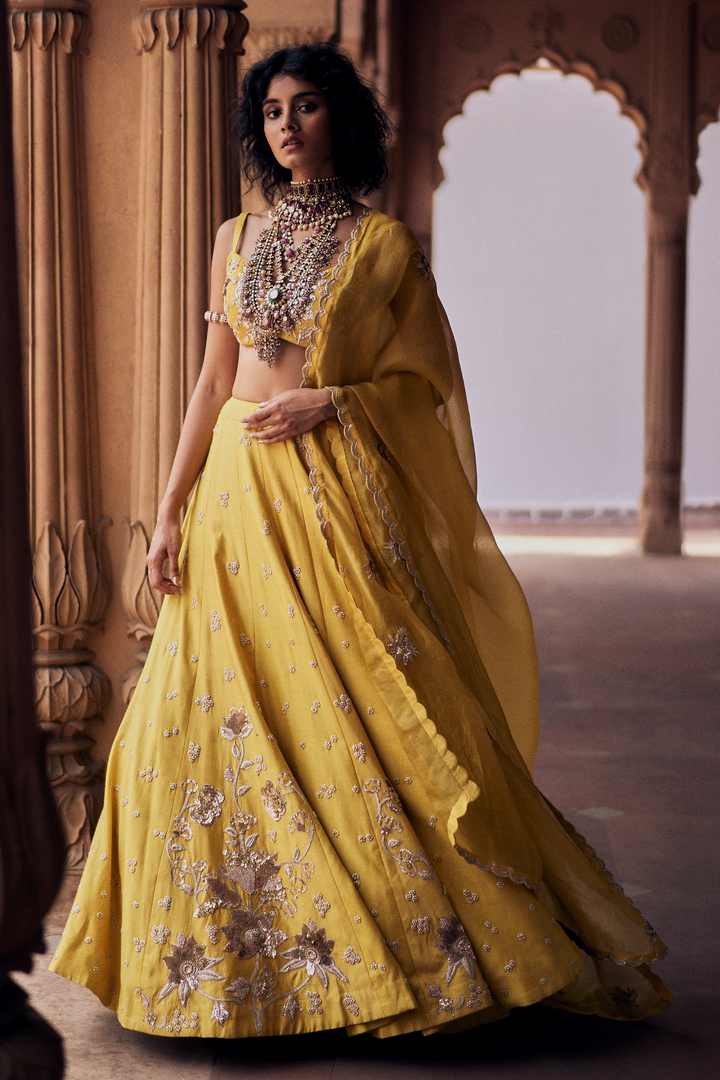 SAGE LEHENGA SET