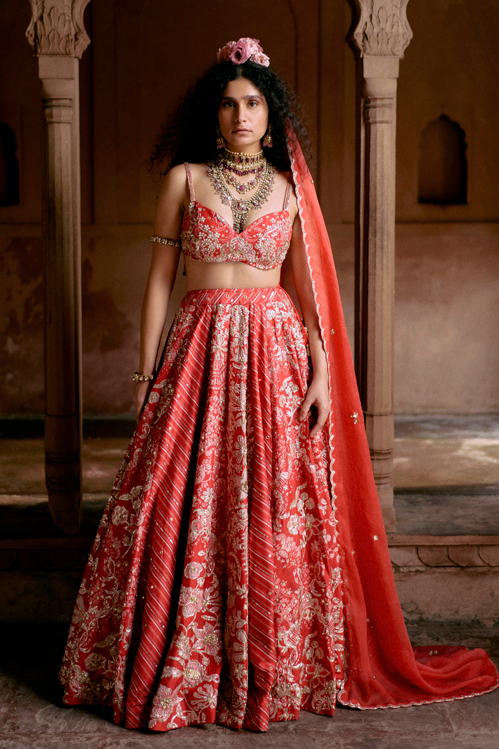 JEAN LEHENGA SET