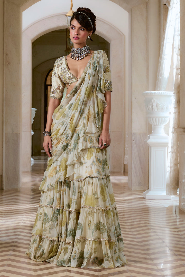 PERLA SAREE SET