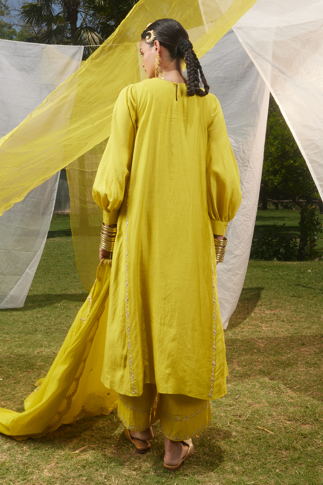 ZAYRA KURTA SET – YELLOW