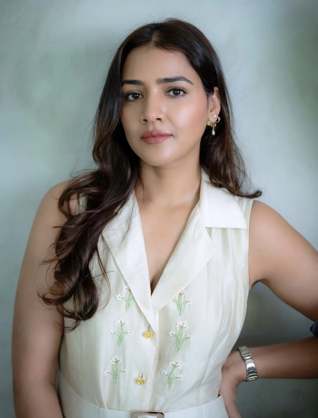 Priyanka Chaudhary Raina in the Kori dress
