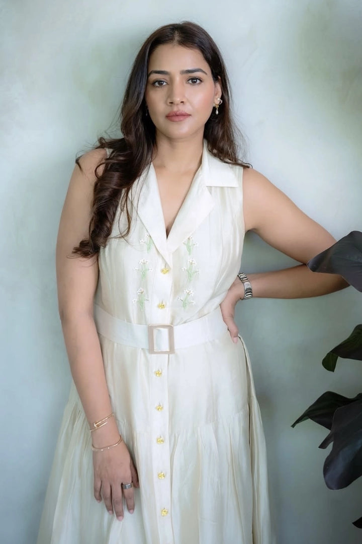 Priyanka Chaudhary Raina in the Kori dress