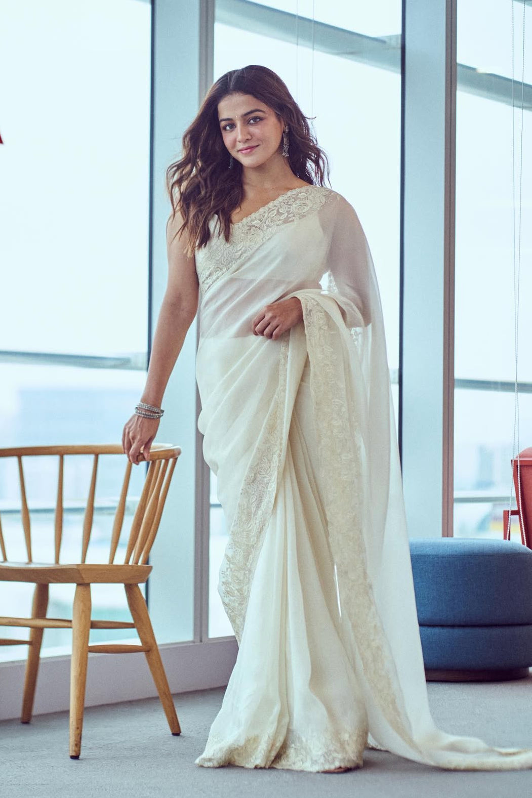 WAMIQA GABBI IN THE RIKO SAREE SET