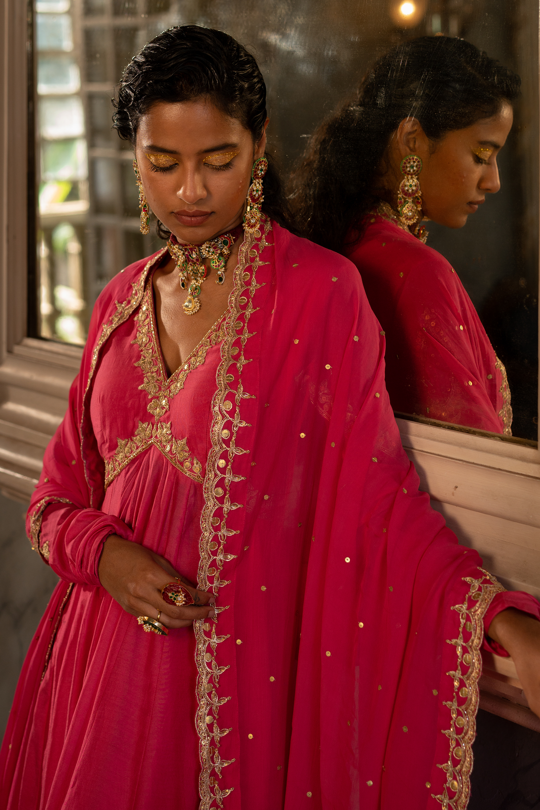 Hina Khan in the HINA ANARKALI SET