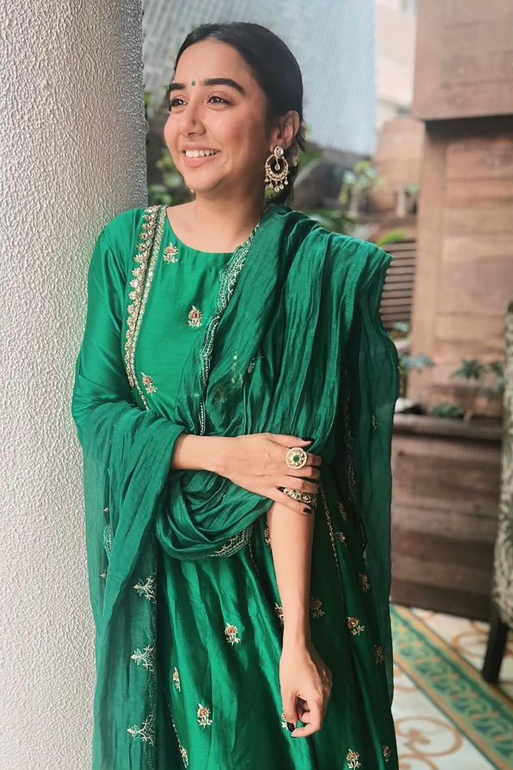 Prajakta Kohli in the AKASHA ANARKALI SET