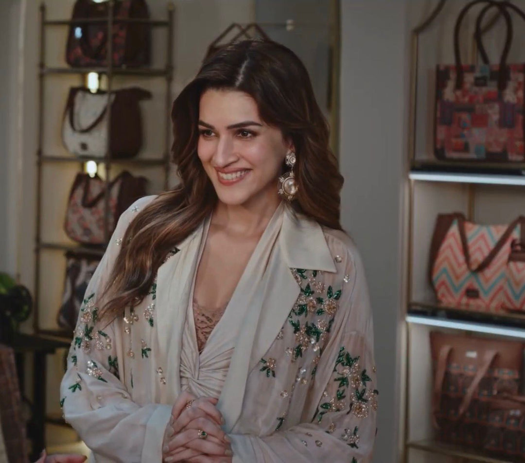 Kriti Sanon in the Shinju jumpsuit set - IVORY