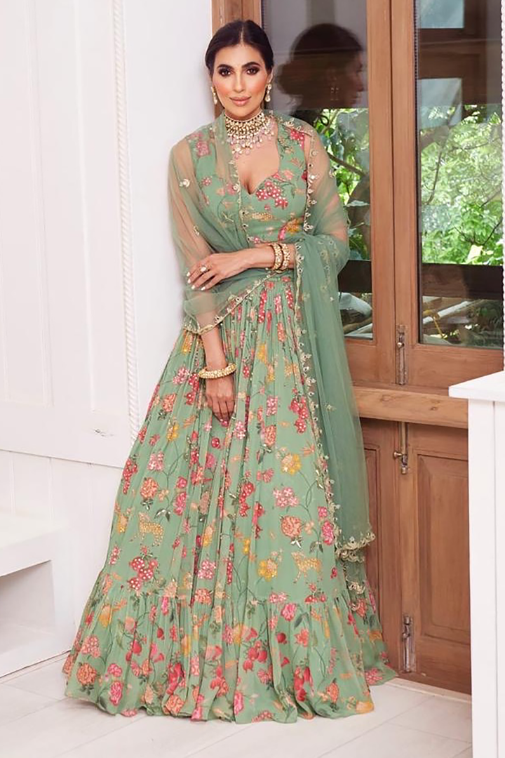 Prerna Goel in the SOLEIL LEHENGA SET