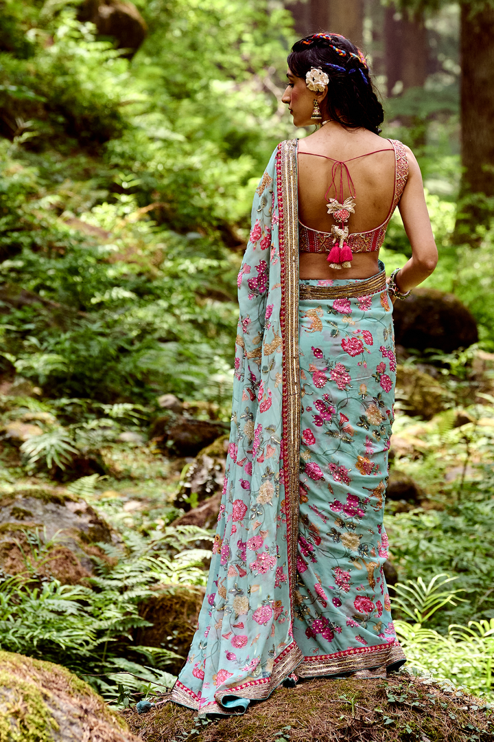 The Indie Electric in the MARIAM SAREE SET