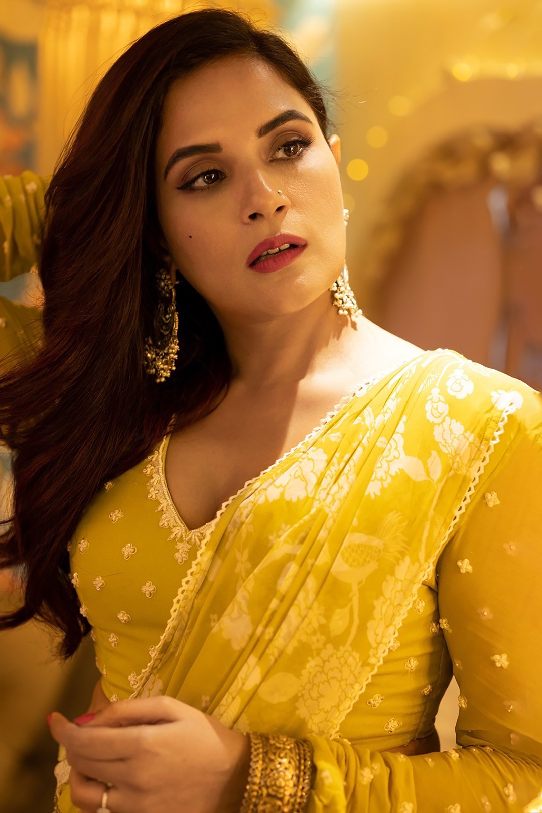 Richa Chaddha in the NEVRA SAREE SET