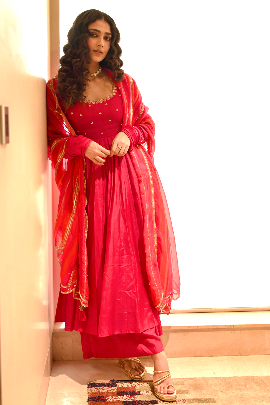 Akansha Singh in the SITARA ANARKALI SET