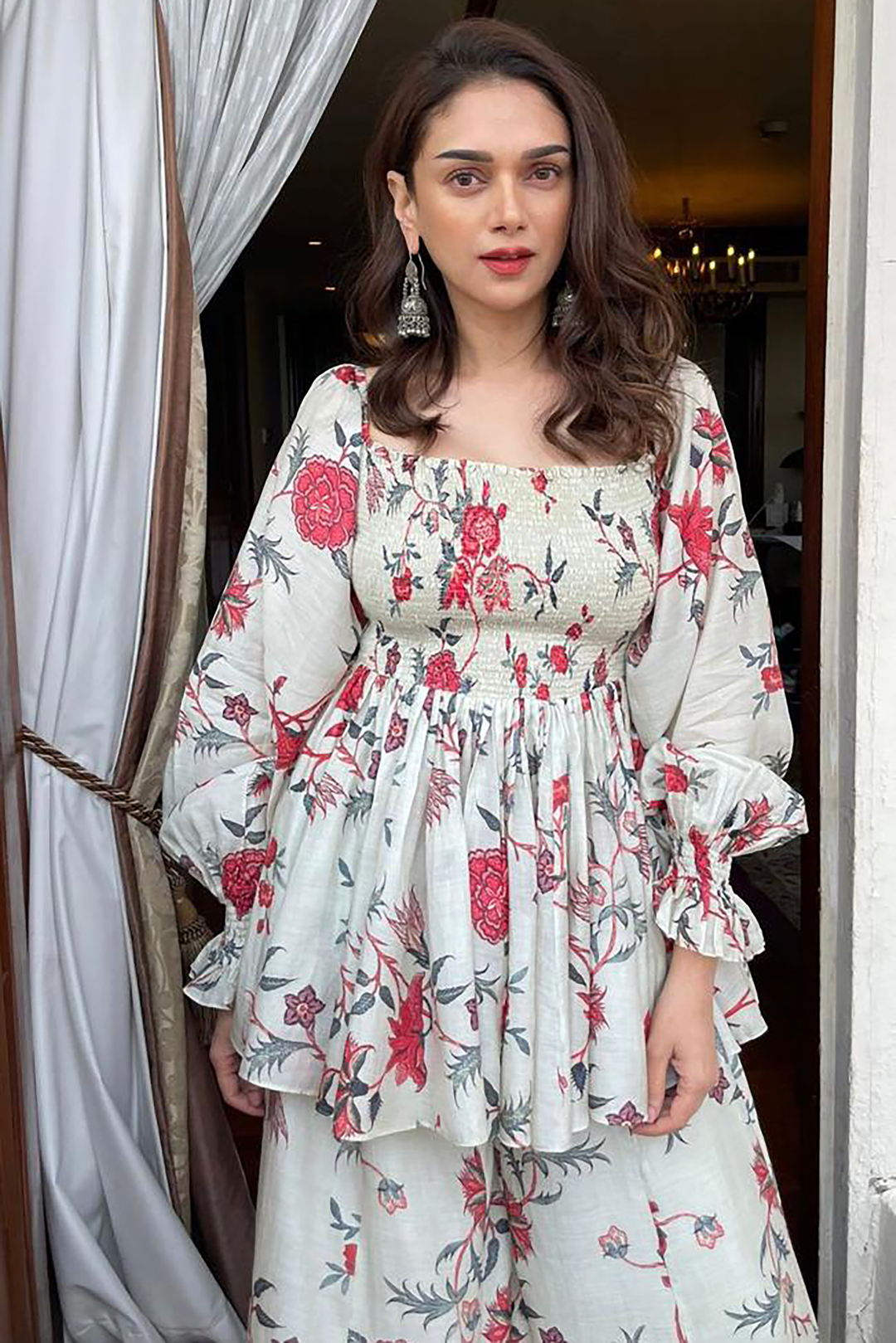 Aditi Rao Hydari in the AVEZA PEPLUM SET