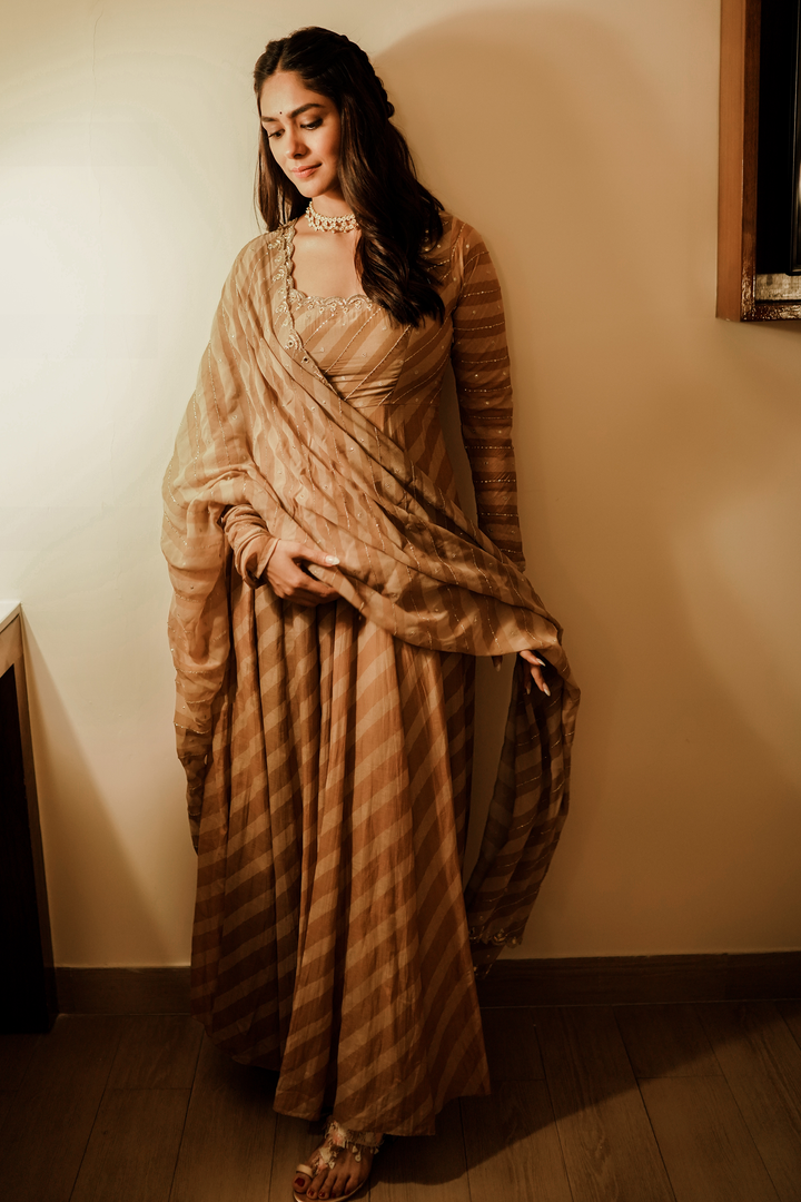 Mrunal Thakur in the SADIE ANARKALI SET