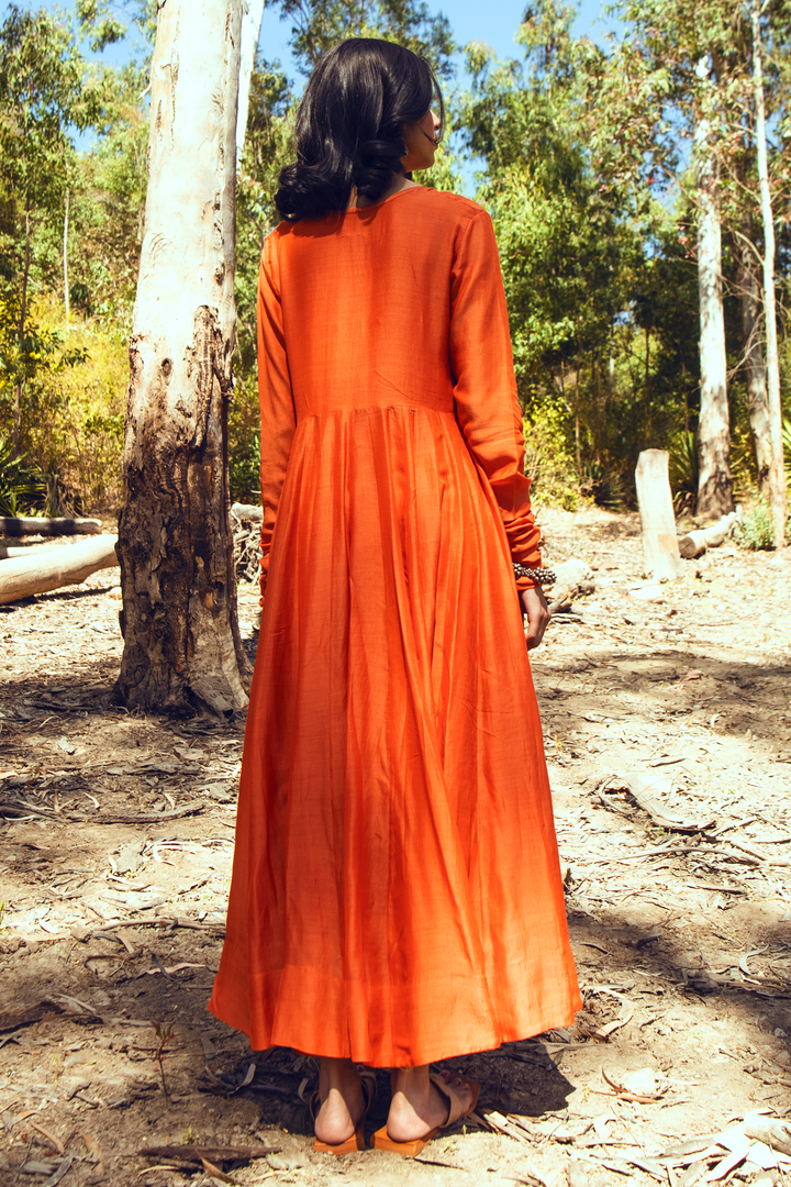 VELMA ANARKALI SET – ORANGE